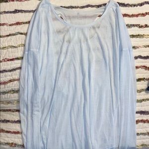 NWOT Gap Fit LS Top, size M, Blue